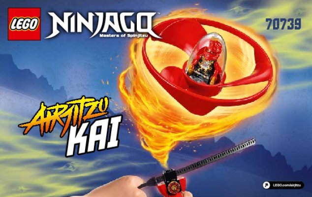 Bauanleitungen LEGO - NINJAGO - 70739 - Airjitzu Kai Flieger: Page 1