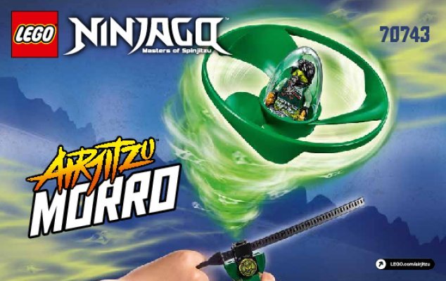 Bauanleitungen LEGO - NINJAGO - 70743 - Airjitzu Moro Flieger: Page 1