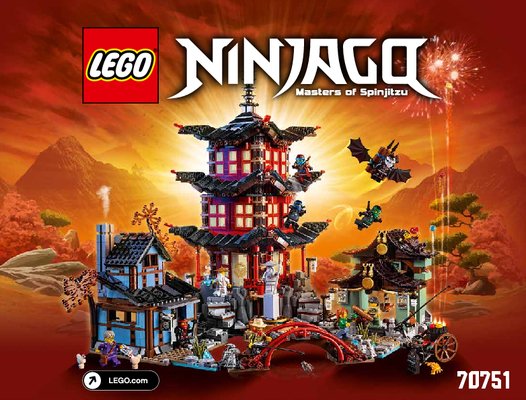 Bauanleitungen LEGO - NINJAGO - 70751 - Tempel des Airjitzu: Page 1