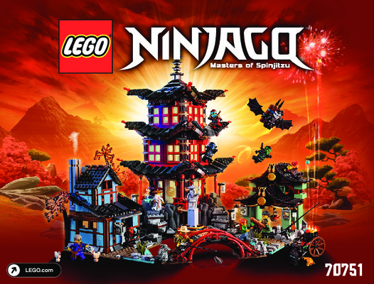 Bauanleitungen LEGO - NINJAGO - 70751 - Tempel des Airjitzu: Page 1