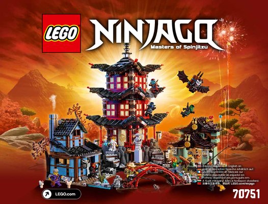 Bauanleitungen LEGO - NINJAGO - 70751 - Tempel des Airjitzu: Page 1