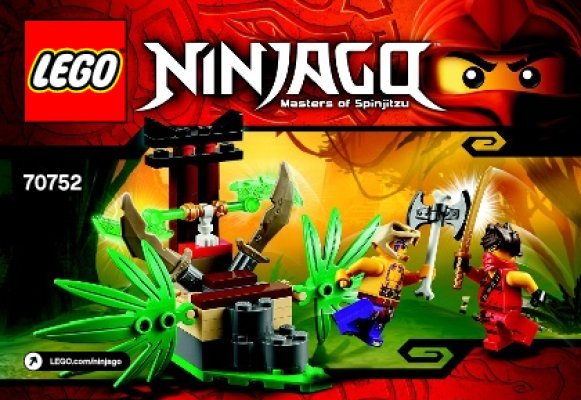 Bauanleitungen LEGO - NINJAGO - 70752 - Dschungelfalle: Page 1