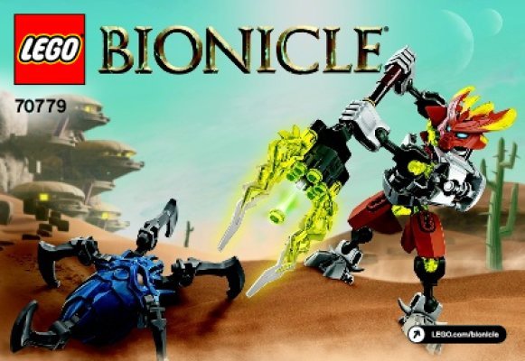 Bauanleitungen LEGO - BIONICLE - 70779 - Hüter des Steins: Page 1