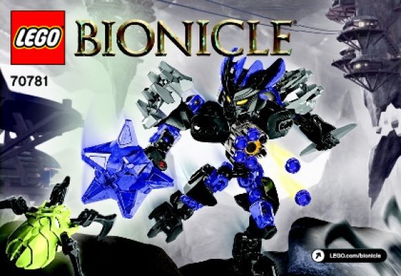 Bauanleitungen LEGO - BIONICLE - 70781 - Hüter der Erde: Page 1