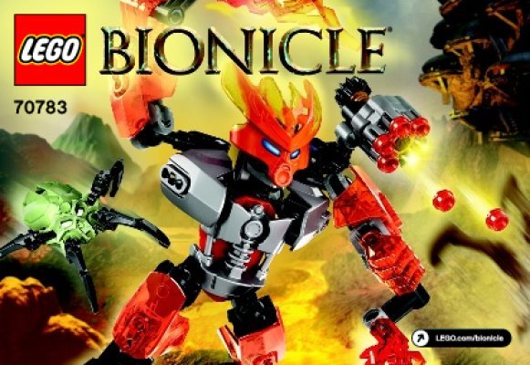 Bauanleitungen LEGO - BIONICLE - 70783 - Hüter des Feuers: Page 1