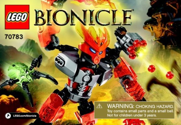 Bauanleitungen LEGO - BIONICLE - 70783 - Hüter des Feuers: Page 1