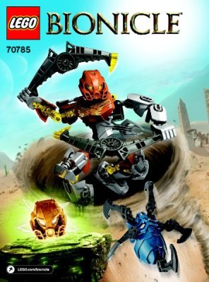 Bauanleitungen LEGO - BIONICLE - 70785 - Pohatu – Meister des Steins: Page 1