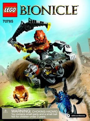 Bauanleitungen LEGO - BIONICLE - 70785 - Pohatu – Meister des Steins: Page 1