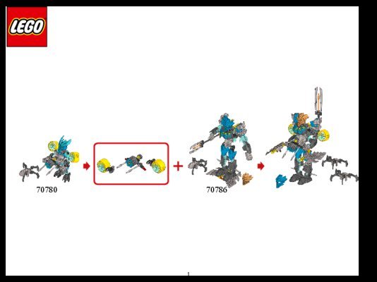 Bauanleitungen LEGO - BIONICLE - 70786 - Gali – Meister des Wassers: Page 1