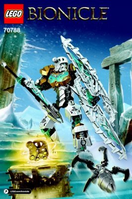 Bauanleitungen LEGO - BIONICLE - 70788 - Kopaka – Meister des Eises: Page 1