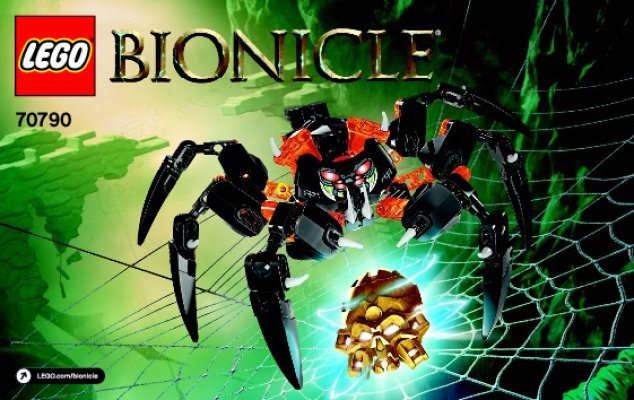 Bauanleitungen LEGO - BIONICLE - 70790 - Herr der Totenkopfspinnen: Page 1