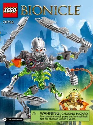 Bauanleitungen LEGO - BIONICLE - 70792 - Totenkopf-Streiter: Page 1