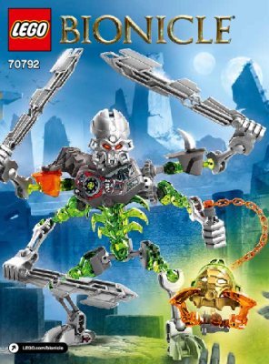 Bauanleitungen LEGO - BIONICLE - 70792 - Totenkopf-Streiter: Page 1