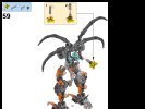 Bauanleitungen LEGO - BIONICLE - 70794 - Totenkopf-Skorpion: Page 44