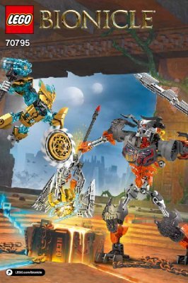 Bauanleitungen LEGO - BIONICLE - 70795 - Maskenmacher vs. Totenkopf-Brecher: Page 1