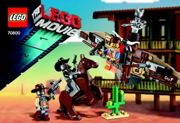 Bauanleitungen LEGO - THE LEGO MOVIE - 70800 - Flucht mit dem Gleiter: Page 1