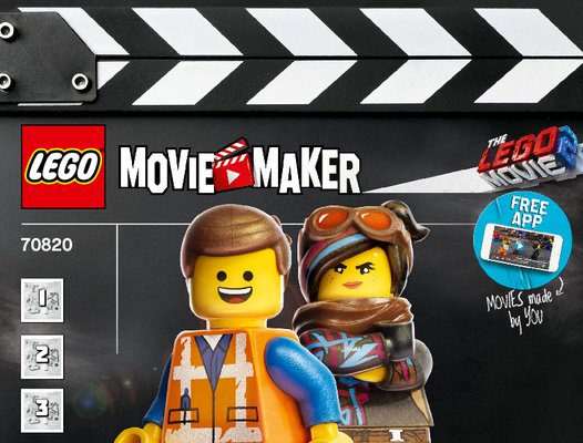 Bauanleitungen LEGO - 70820 - LEGO® Movie Maker: Page 1