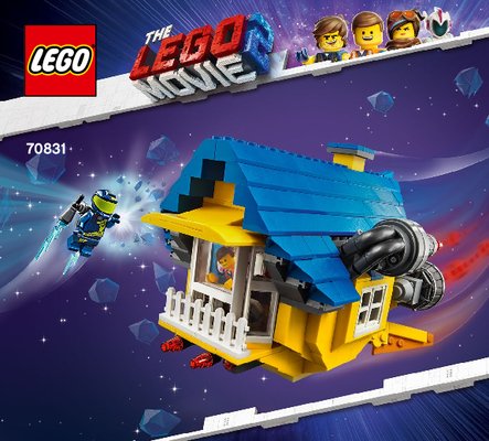 Bauanleitungen LEGO - 70831 - Emmet's Dream House/Rescue Rocket!: Page 1