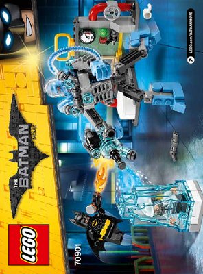 Bauanleitungen LEGO - THE LEGO BATMAN MOVIE - 70901 - Mr. Freeze™ Eisattacke: Page 1