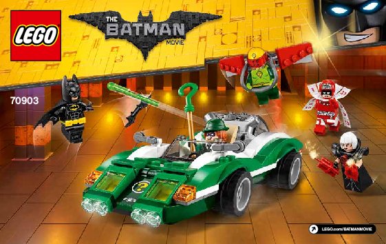 Bauanleitungen LEGO - THE LEGO BATMAN MOVIE - 70903 - The Riddler™: Riddle Racer: Page 1