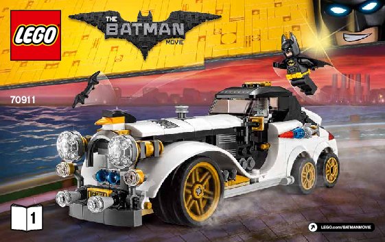 Bauanleitungen LEGO - THE LEGO BATMAN MOVIE - 70911 - Der Arktisflitzer des Pinguins: Page 1