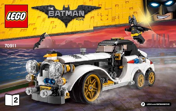 Bauanleitungen LEGO - THE LEGO BATMAN MOVIE - 70911 - Der Arktisflitzer des Pinguins: Page 1