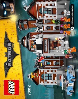 Bauanleitungen LEGO - THE LEGO BATMAN MOVIE - 70912 - Arkham Asylum: Page 1