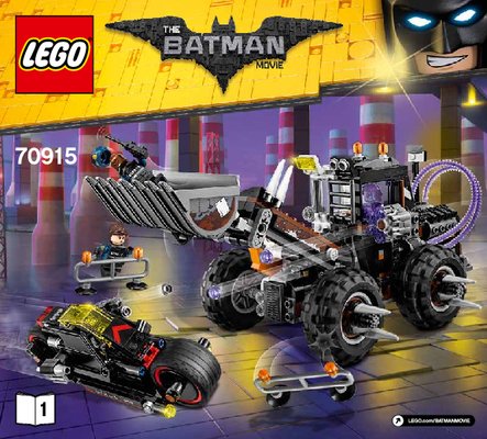 Bauanleitungen LEGO - THE LEGO BATMAN MOVIE - 70915 - Doppeltes Unheil durch Two-Face™: Page 1