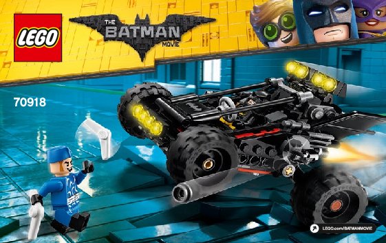 Bauanleitungen LEGO - 70918 - The Bat-Dune Buggy: Page 1