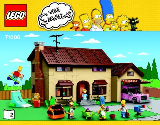 Bauanleitungen LEGO - The Simpsons - 71006 - Das Simpsons™ Haus: Page 1