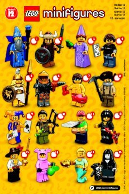 Bauanleitungen LEGO - Minifiguren - 71007 - LEGO® Minifiguren - Serie 12: Page 1