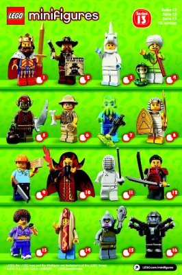 Bauanleitungen LEGO - Minifiguren - 71008 - LEGO® Minifiguren Serie 13: Page 1