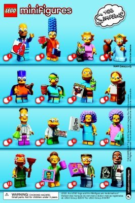 Bauanleitungen LEGO - The Simpsons - 71009 - LEGO® Minifiguren: The Simpsons™ Serie 2: Page 1