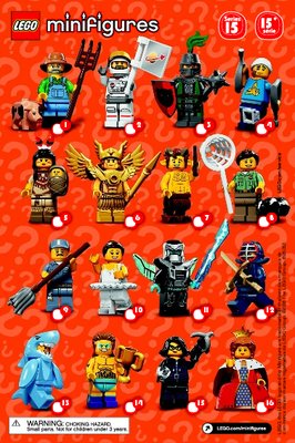 Bauanleitungen LEGO - Minifiguren - 71011 - Serie 15: Page 1