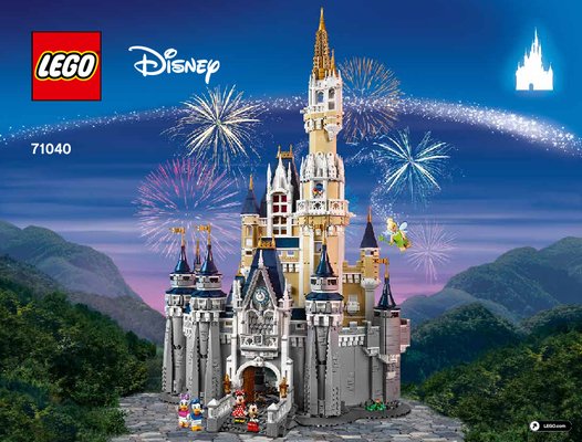 Bauanleitungen LEGO - Disney - 71040 - Das Disney Schloss: Page 1