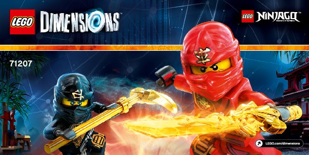 Bauanleitungen LEGO - DIMENSIONS - 71207 - NINJAGO™: Page 1