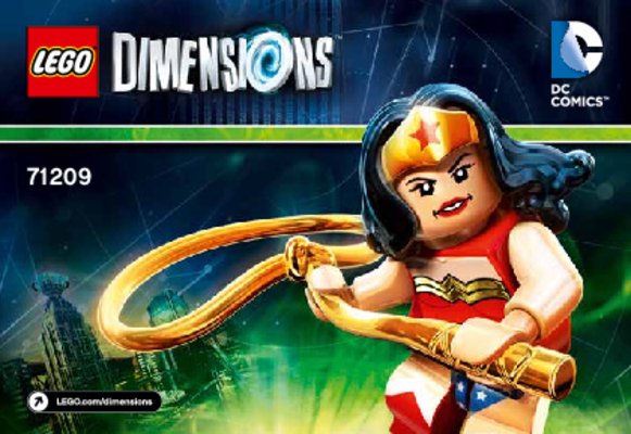 Bauanleitungen LEGO - DIMENSIONS - 71209 - Wonder Woman™: Page 1