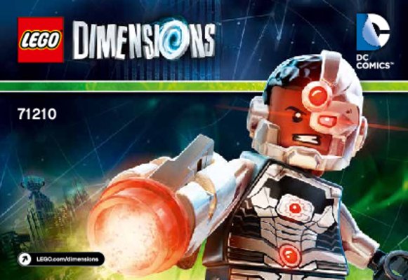 Bauanleitungen LEGO - DIMENSIONS - 71210 - Cyborg™: Page 1