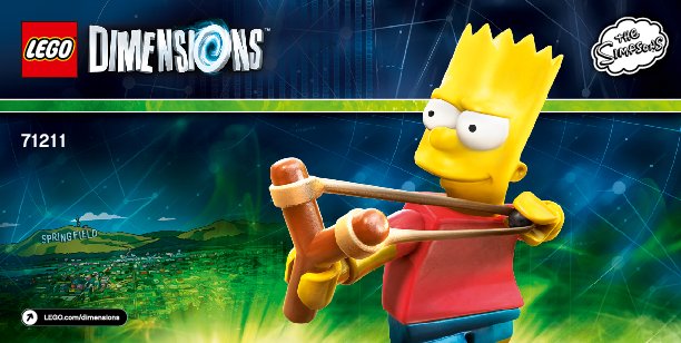 Bauanleitungen LEGO - DIMENSIONS - 71211 - Bart Simpson: Page 1