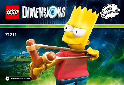 Bauanleitungen LEGO - DIMENSIONS - 71211 - Bart Simpson: Page 1