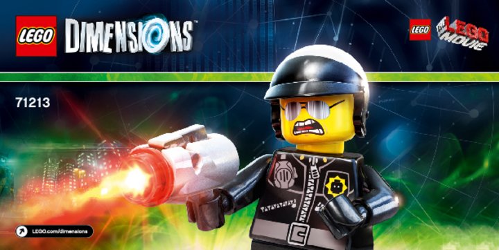 Bauanleitungen LEGO - DIMENSIONS - 71213 - Bad Cop: Page 1