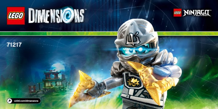 Bauanleitungen LEGO - DIMENSIONS - 71217 - Zane: Page 1