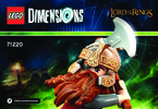 Bauanleitungen LEGO - DIMENSIONS - 71220 - Gimli™: Page 1