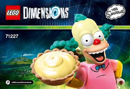 Bauanleitungen LEGO - DIMENSIONS - 71227 - Krusty: Page 1