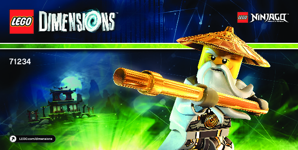 Bauanleitungen LEGO - DIMENSIONS - 71234 - Spaß-Paket Sensei Wu: Page 1