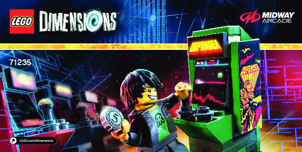 Bauanleitungen LEGO - DIMENSIONS - 71235 - Level-Paket Midway Arcade™: Page 1