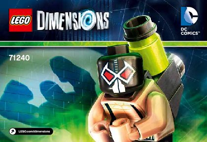 Bauanleitungen LEGO - DIMENSIONS - 71240 - Spaß-Paket Bane™: Page 1