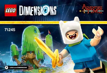 Bauanleitungen LEGO - DIMENSIONS - 71245 - Adventure Time™ Level-Paket: Page 1