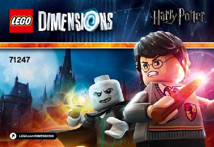 Bauanleitungen LEGO - DIMENSIONS - 71247 - Harry Potter™ Team-Paket: Page 1