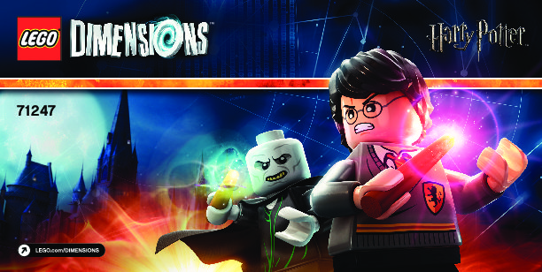 Bauanleitungen LEGO - DIMENSIONS - 71247 - Harry Potter™ Team-Paket: Page 1